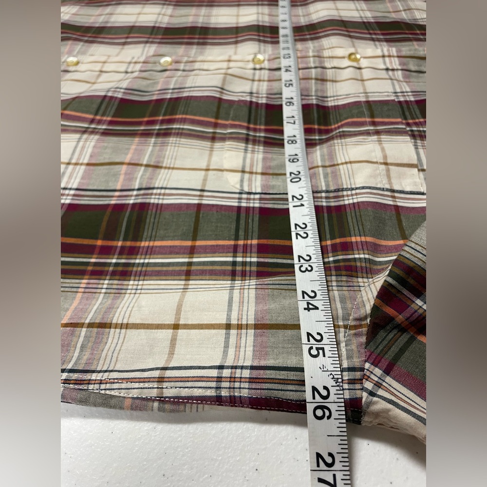 Saddlebred Easy Care Multicolor Plaid LS BD Shirt Men’s Size XL - Picture 4 of 6